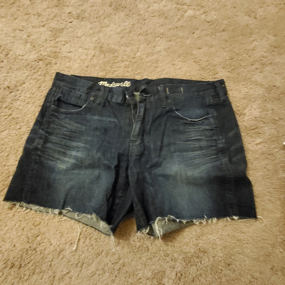 Madewell ripped edge shorts